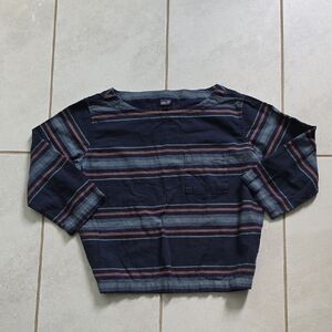 Patagonia Organic Cotton Striped Long Sleeve Shirt Size Medium Casual Outdoor